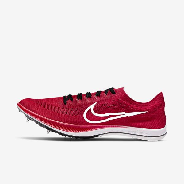 Red / Black / White Men\'s Nike ZoomX Dragonfly Bowerman Track Club Athletics Distance Spikes Running Shoes | NK391PFY