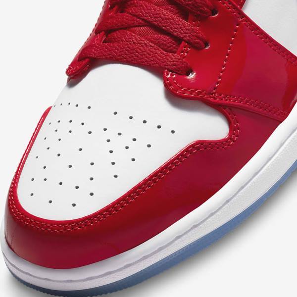 Red / Navy / White Men's Nike Air Jordan 1 Mid SE Jordan Shoes | NK709VJC