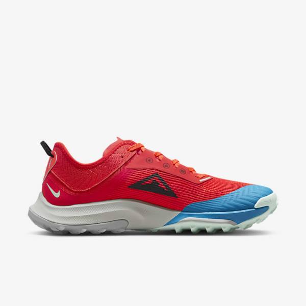 Red / Orange / Blue / Black Men's Nike Air Zoom Terra Kiger 8 Trail Running Shoes | NK218VUS