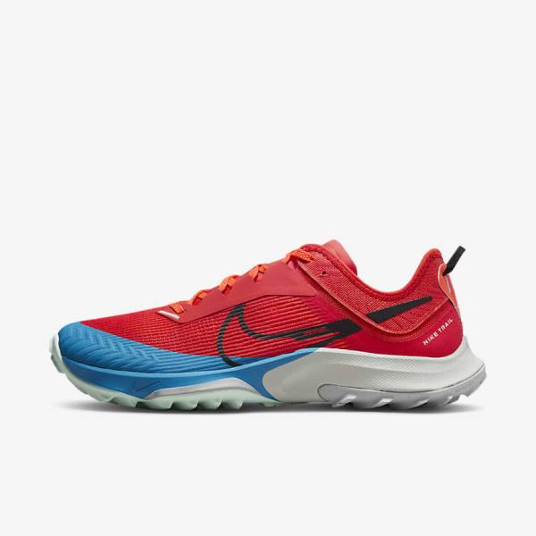 Red / Orange / Blue / Black Men\'s Nike Air Zoom Terra Kiger 8 Trail Running Shoes | NK218VUS