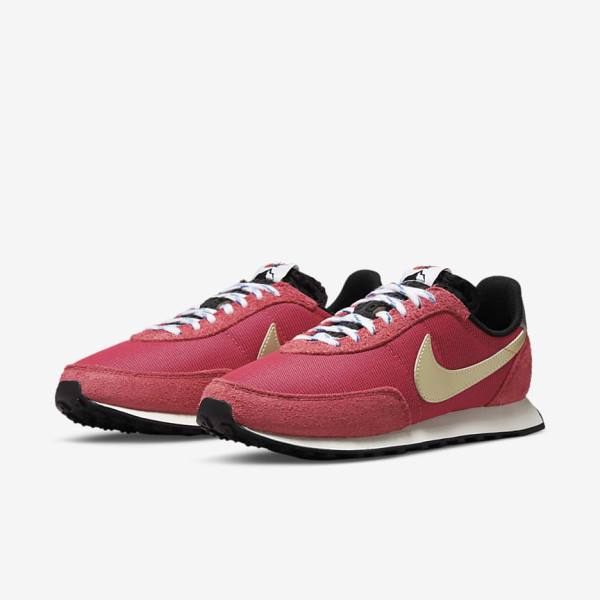 Red / Royal / Black / Metal Gold Men's Nike Waffle Trainer 2 SD Sneakers | NK634UAP