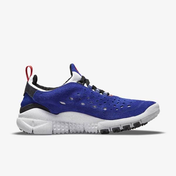 Red / White Men's Nike Free Run Trail Sneakers | NK261VJE