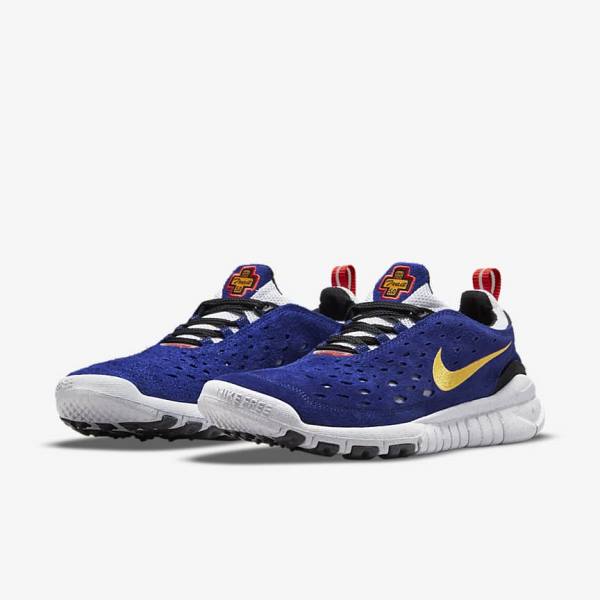 Red / White Men's Nike Free Run Trail Sneakers | NK261VJE