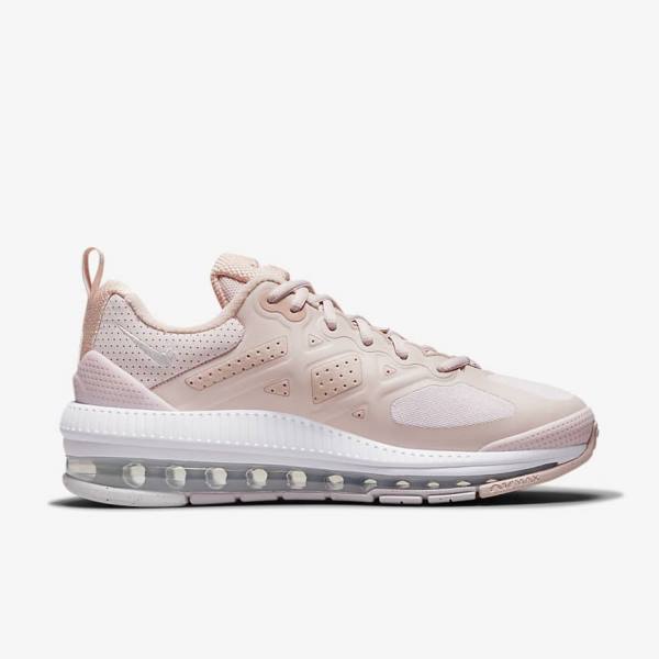 Rose / Pink / White Women's Nike Air Max Genome Sneakers | NK674TKV