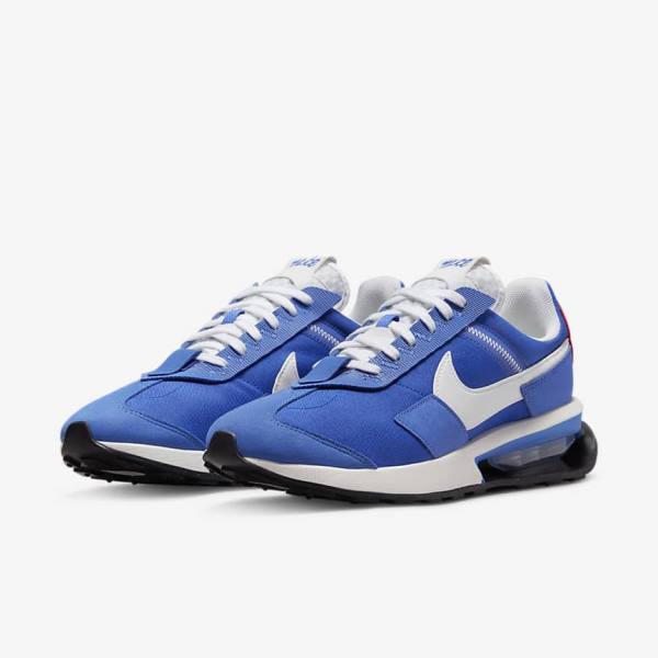 Royal / Red / Blue / White Men's Nike Air Max Pre-Day Sneakers | NK760MKX