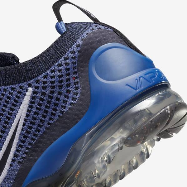 Royal / White / Dark Grey / Black Kids' Nike Air VaporMax 2021 FK Older Sneakers | NK508KDL