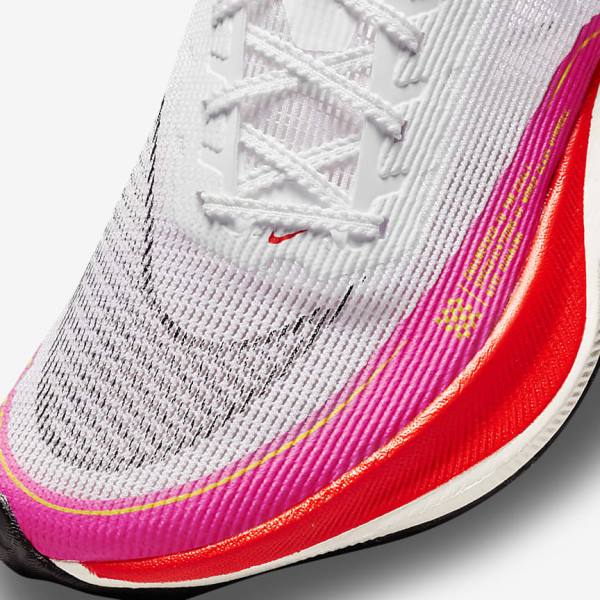 White / Black / Black Women's Nike ZoomX Vaporfly Next% 2 Road Racing Running Shoes | NK198PEF