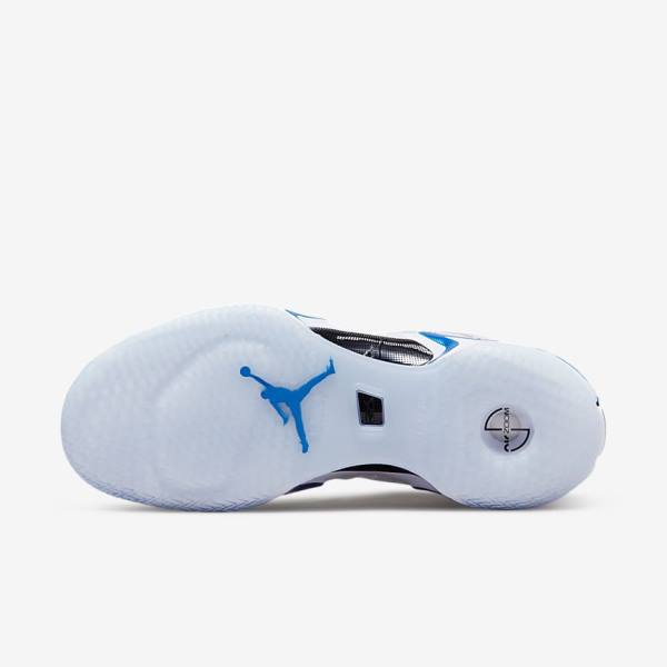 White / Black / Blue Men's Nike Air Jordan XXXVI Basketball Shoes | NK234ELT