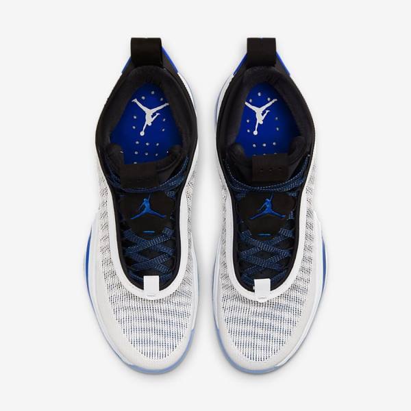 White / Black / Blue Men's Nike Air Jordan XXXVI Basketball Shoes | NK234ELT