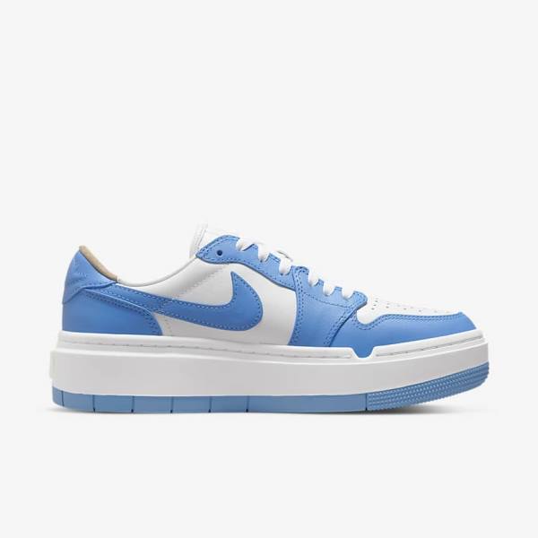 White Black / Blue Women's Nike Air Jordan 1 Elevate Low SE Sneakers | NK830IDM