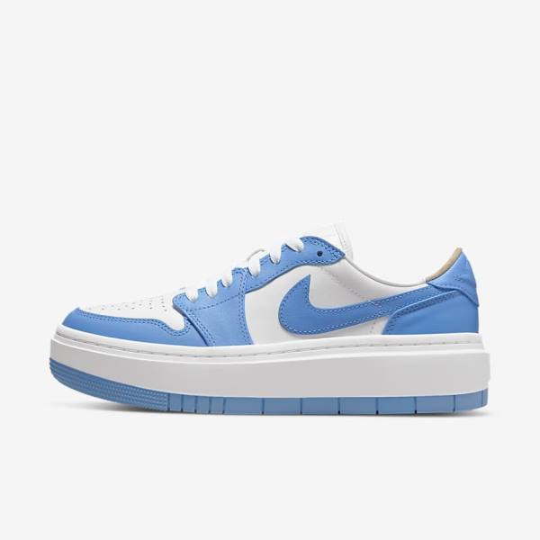 White Black / Blue Women\'s Nike Air Jordan 1 Elevate Low SE Sneakers | NK830IDM