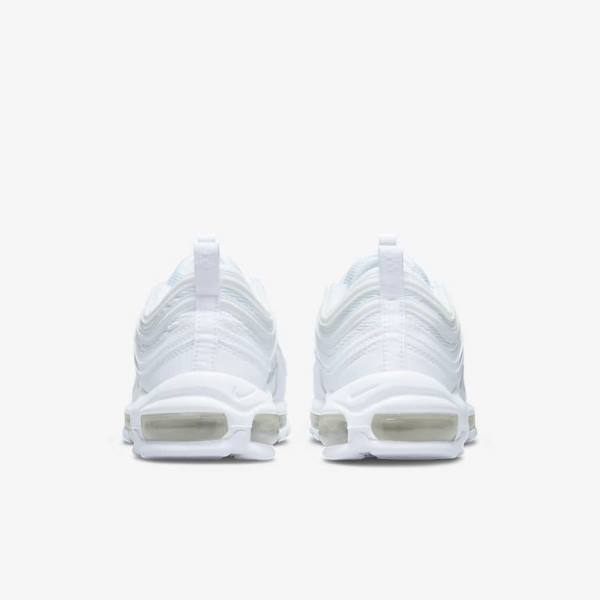 White / Black / Grey Men's Nike Air Max 97 Sneakers | NK054TFN