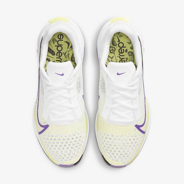 White / Black / Light Lemon Women's Nike ZoomX SuperRep Surge Endurance Class Training Shoes | NK951BYK