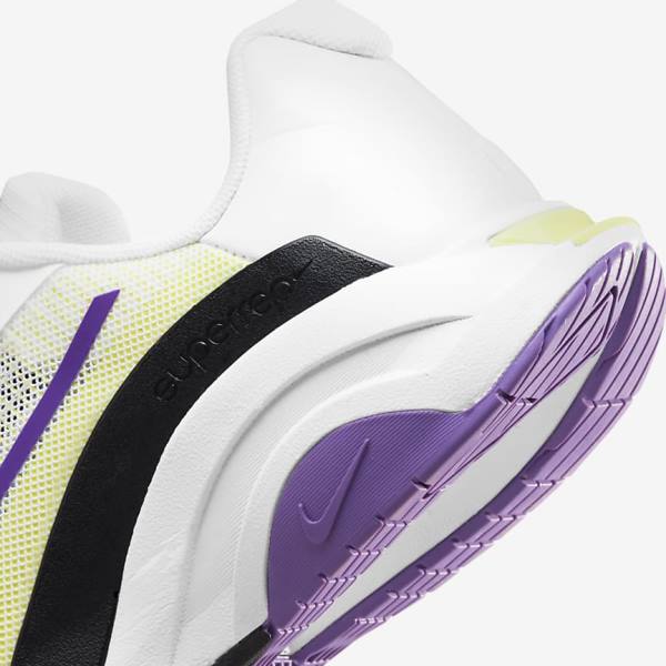 White / Black / Light Lemon Women's Nike ZoomX SuperRep Surge Endurance Class Training Shoes | NK951BYK