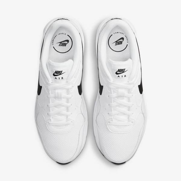 White / Black Men's Nike Air Max SC Sneakers | NK015IRY