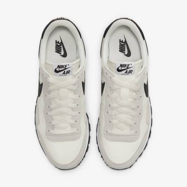 White / Black Men's Nike Air Pegasus 83 Sneakers | NK638WDU