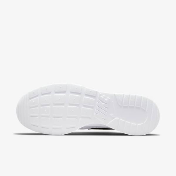 White / Black Men's Nike Tanjun Sneakers | NK271HZX