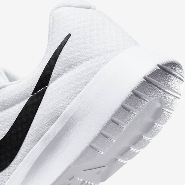 White / Black Men's Nike Tanjun Sneakers | NK271HZX