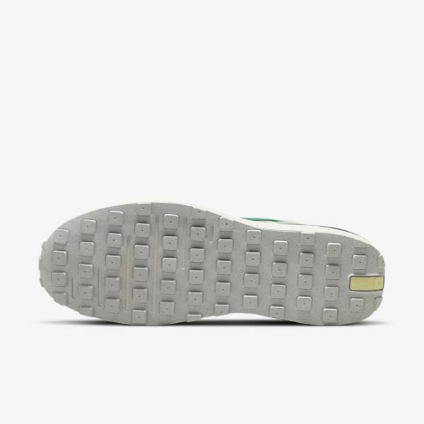 White / Black Men's Nike Waffle One Sneakers | NK639VOW