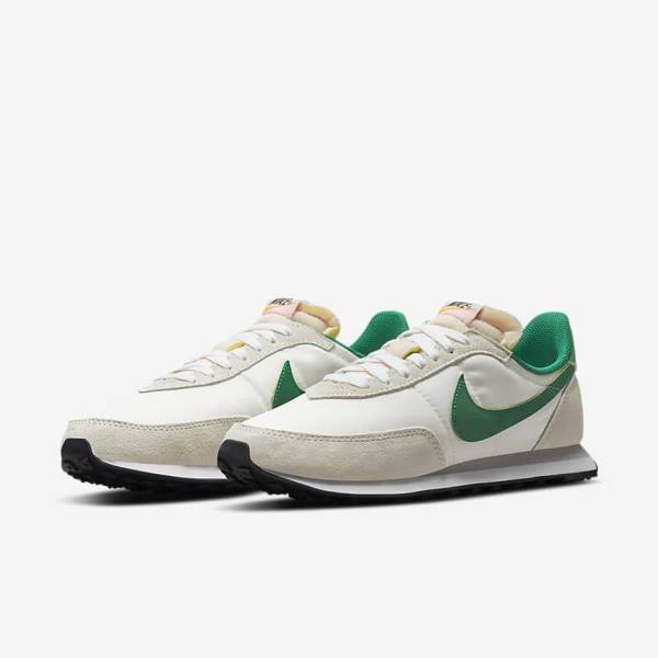 White / Black Men's Nike Waffle Trainer 2 Sneakers | NK096CQJ