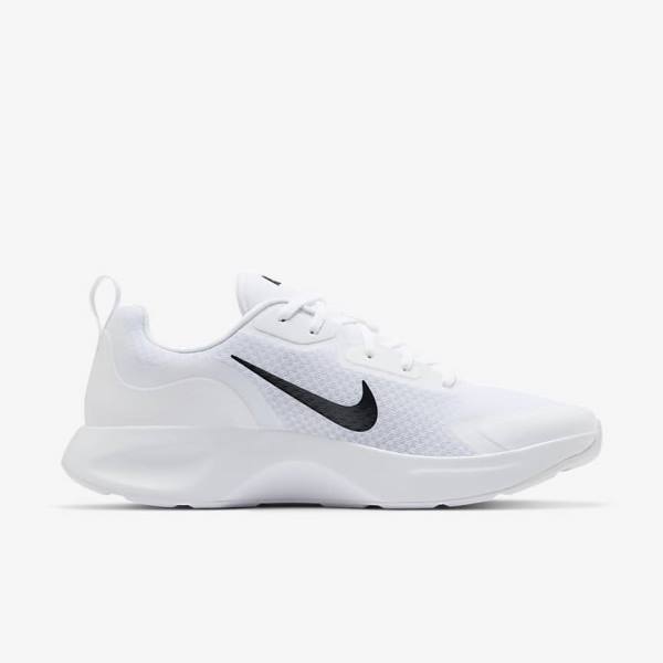 White / Black Men's Nike Wearallday Sneakers | NK623IVG