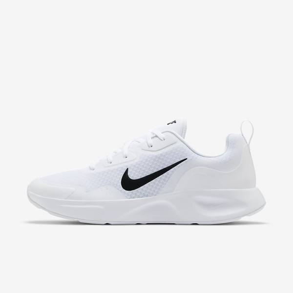 White / Black Men\'s Nike Wearallday Sneakers | NK623IVG