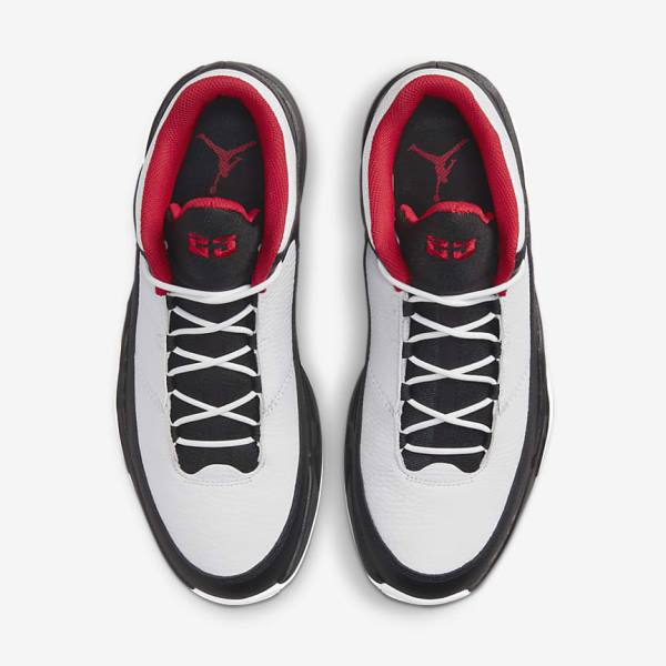 White / Black / Red Men's Nike Jordan Max Aura 3 Sneakers | NK940RWE