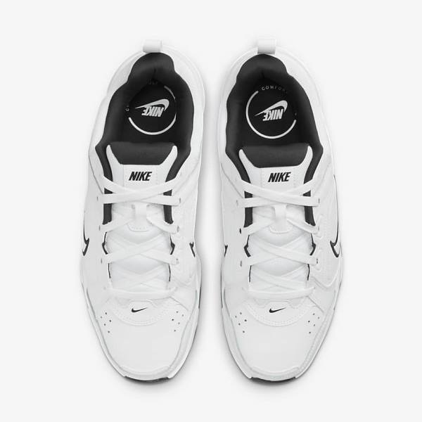 White / Black / White Men's Nike Defy All Day Sneakers | NK096NFL