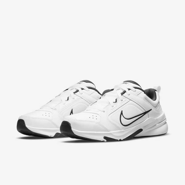 White / Black / White Men's Nike Defy All Day Sneakers | NK096NFL