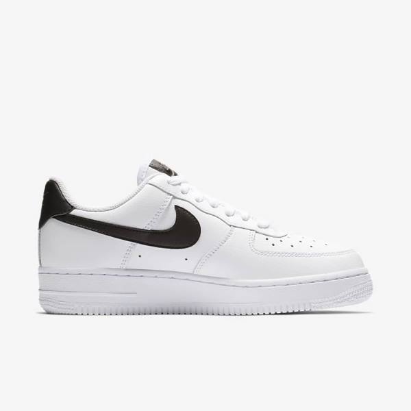 White / Black / White Women's Nike Air Force 1 07 Sneakers | NK543IFM