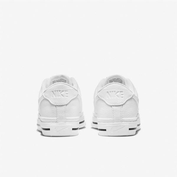 White / Black / White Women's Nike Court Legacy Next Nature Sneakers | NK762EJW