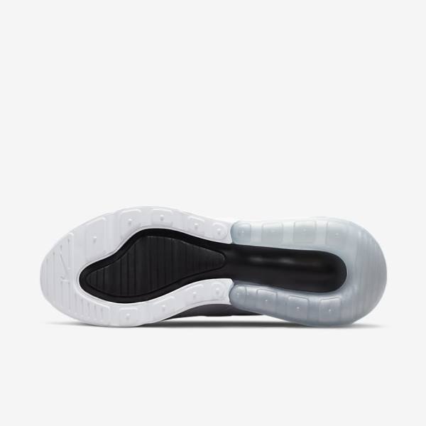 White / Black Women's Nike Air Max 270 Sneakers | NK960IKG