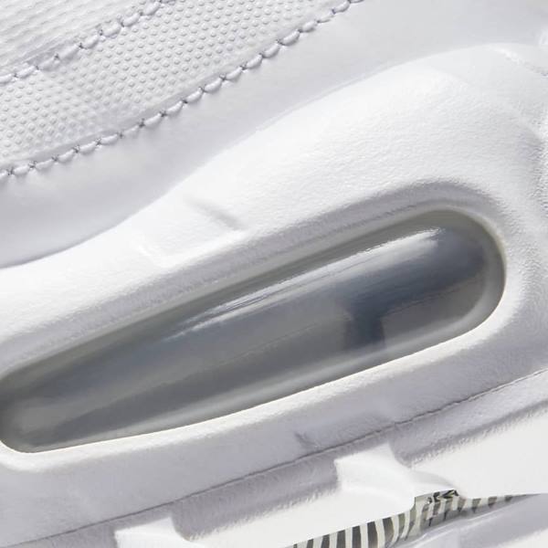 White / Black Women's Nike Air Max 95 Essential Sneakers | NK965DLJ