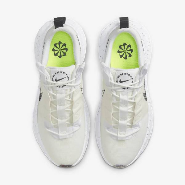 White / Black Women's Nike Crater Impact Sneakers | NK692SWJ