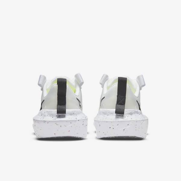 White / Black Women's Nike Crater Impact Sneakers | NK692SWJ