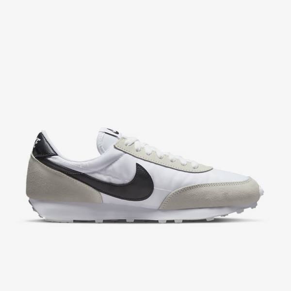 White / Black Women's Nike Daybreak Sneakers | NK320CGN