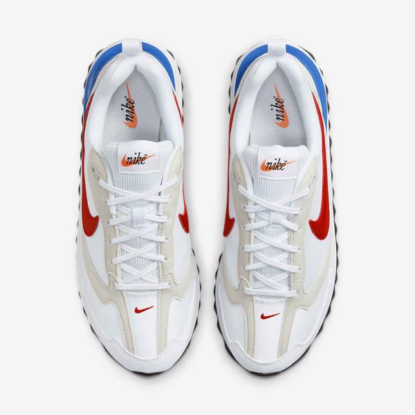 White / Blue / Black / Red Men's Nike Air Max Dawn Sneakers | NK270YHS