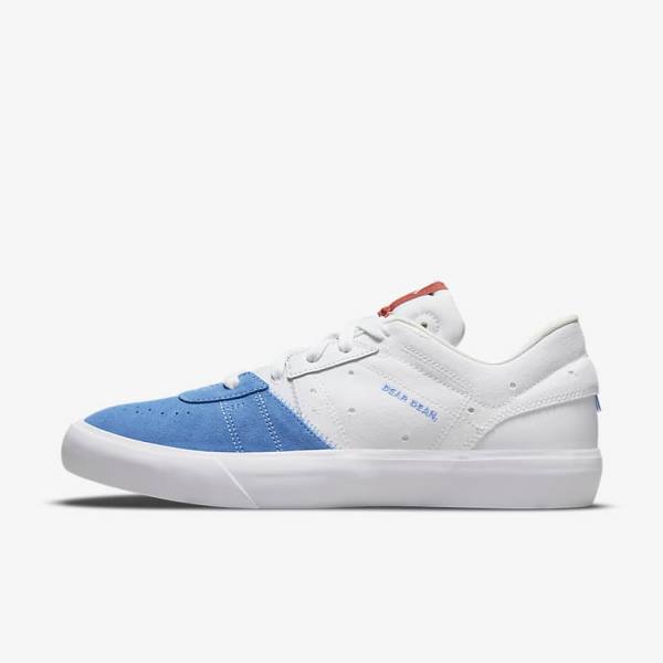 White / Blue Men\'s Nike Jordan Series .02 Dear Dean Jordan Shoes | NK184ZDV