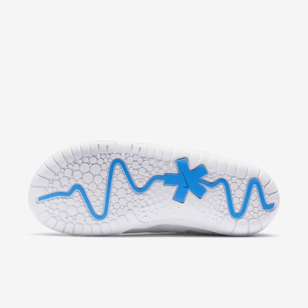 White / Blue / Platinum Women's Nike Air Zoom Pulse Sneakers | NK648QXM