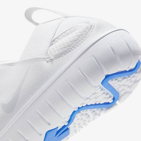 White / Blue / Platinum Women's Nike Air Zoom Pulse Sneakers | NK648QXM