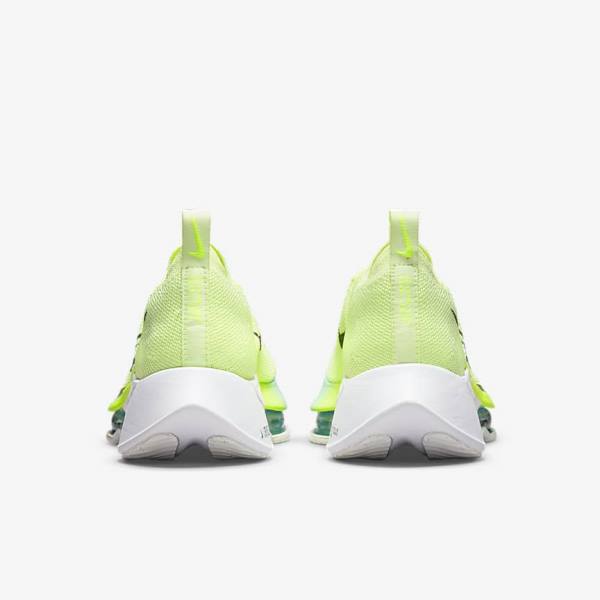 White / Green / Turquoise / Turquoise Women's Nike Air Zoom Tempo NEXT% Road Running Shoes | NK659NPJ