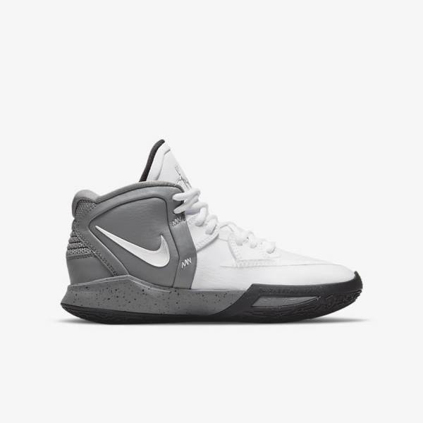 White / Grey / Black Kids' Nike Kyrie Infinity SE Older Basketball Shoes | NK046HLC