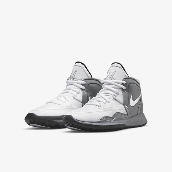 White / Grey / Black Kids' Nike Kyrie Infinity SE Older Basketball Shoes | NK046HLC