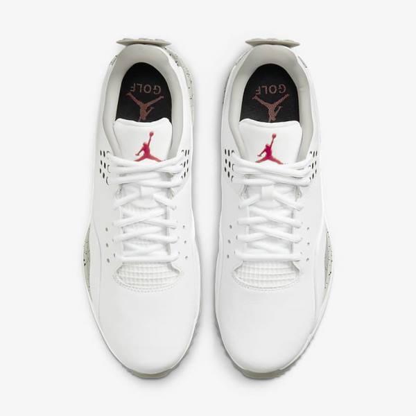 White / Grey / Black Men's Nike Jordan ADG 3 Jordan Shoes | NK870RJF