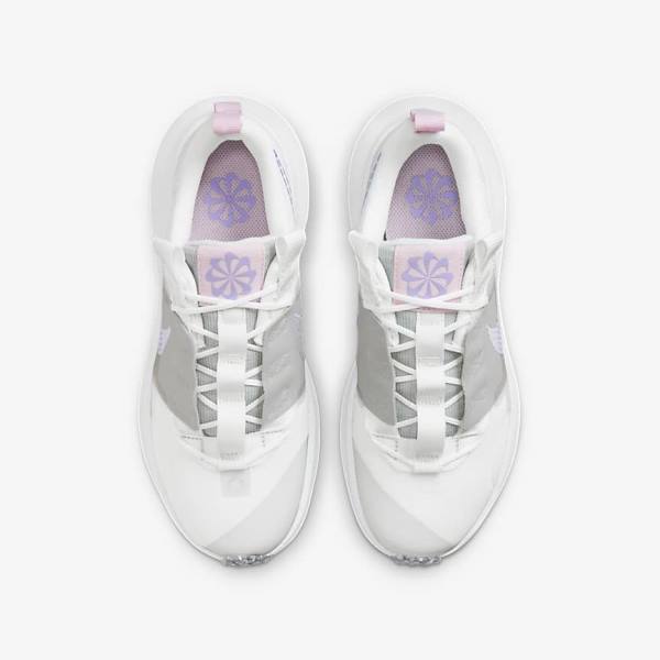 White / Grey / Pink / Purple Kids' Nike Crater Impact Older Sneakers | NK487ANW