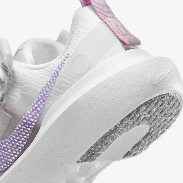 White / Grey / Pink / Purple Kids' Nike Crater Impact Older Sneakers | NK487ANW