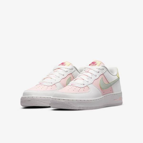 White Kids' Nike Air Force 1 Impact Older Sneakers | NK028FBP