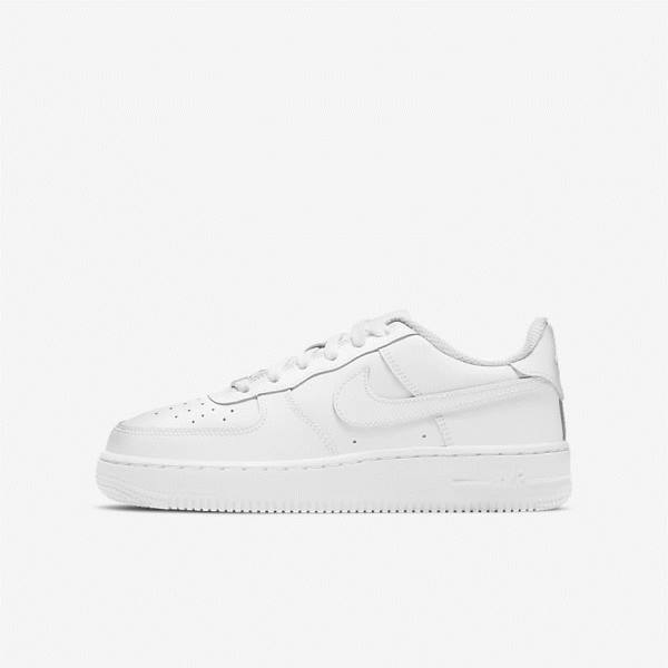 White Kids\' Nike Air Force 1 LE Older Sneakers | NK503YJG