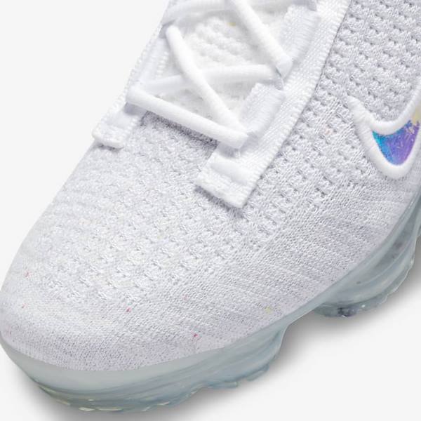 White Kids' Nike Air VaporMax 2021 FK Older Sneakers | NK379MTA