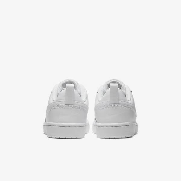 White Kids' Nike Court Borough Low 2 Older Sneakers | NK758JGO